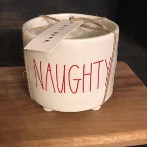 Rae Dunn NICE NAUGHTY Planter
